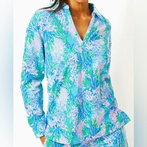 NWT Lilly Pulitzer Clanton Popover Size M